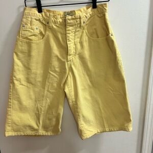 Guess by Marciano Yellow Jean Shorts for Men size 28